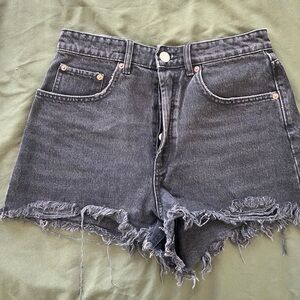 Zara black denim shorts - like NEW
